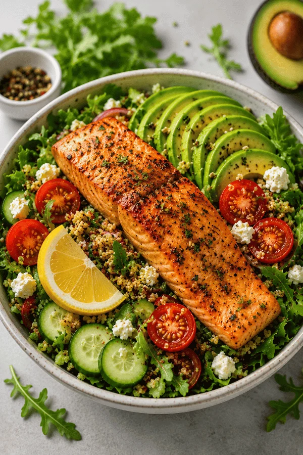 Healthy Recipes Made Simple for Everyday Cooking Fresh healthy meal prepared with nutritious ingredients and balanced flavors
