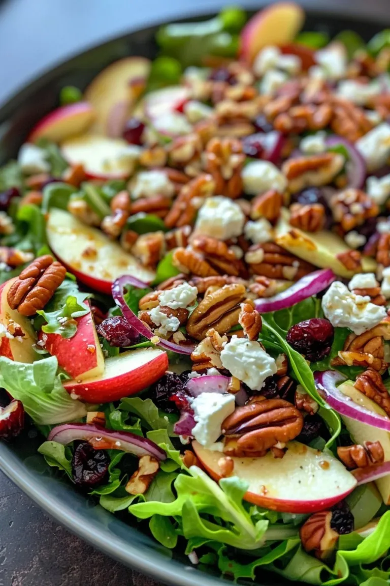 Colorful Fresh Harvest Salad with seasonal vegetables and toppings