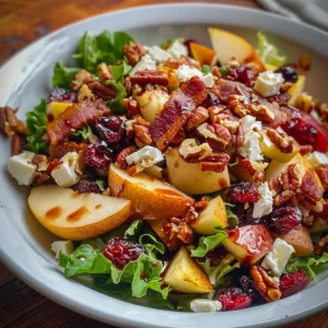 Autumn Chopped Salad Recipe 1 Autumn Chopped Salad with fresh vegetables and seasonal toppings