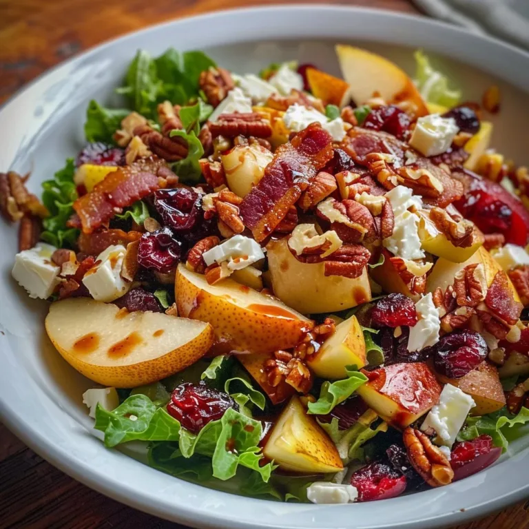 Autumn Chopped Salad with fresh vegetables and seasonal toppings