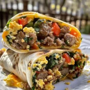 Breakfast Burritos: Quick and Easy Morning Meals 1 Delicious breakfast burritos served on a plate with fresh ingredients
