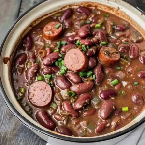 Cajun Red Beans and Rice for the Slow Cooker 1 Bowl of Cajun red beans and rice prepared in a slow cooker