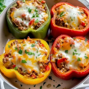 Classic Stuffed Peppers Recipe 1 Delicious classic stuffed peppers filled with savory ingredients