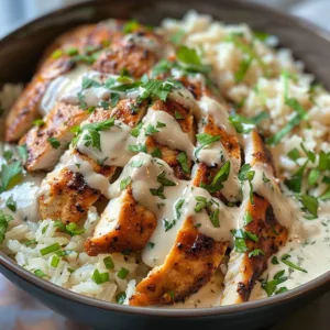 Creamy Cajun Chicken Rice Bowls 1 Creamy Cajun Chicken Rice Bowls with chicken, rice, and Cajun spices