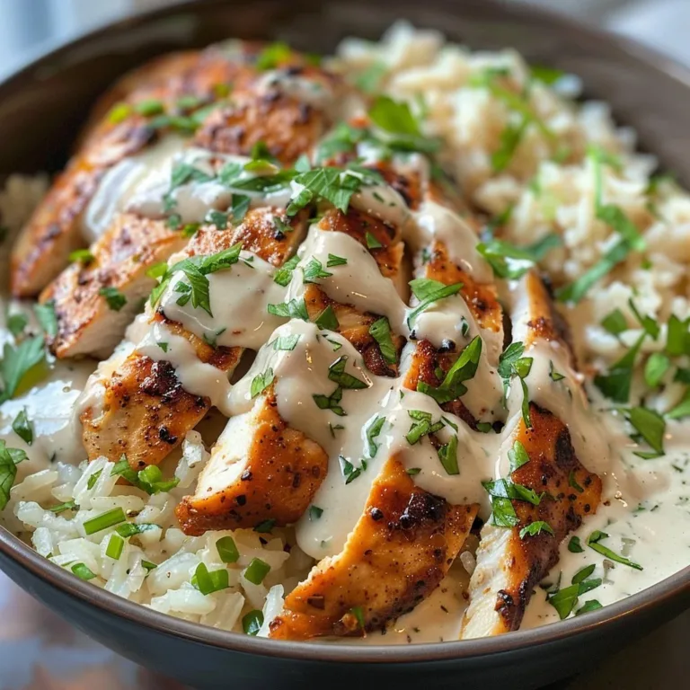 Creamy Cajun Chicken Rice Bowls with chicken, rice, and Cajun spices
