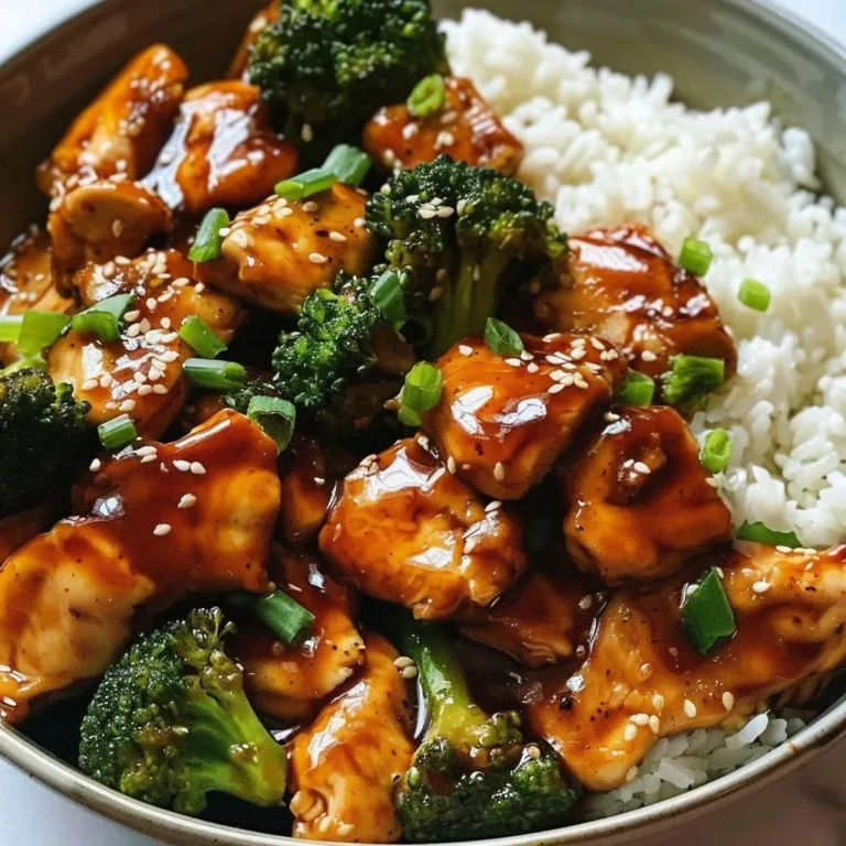 Crockpot Chicken with Broccoli dish ready to serve