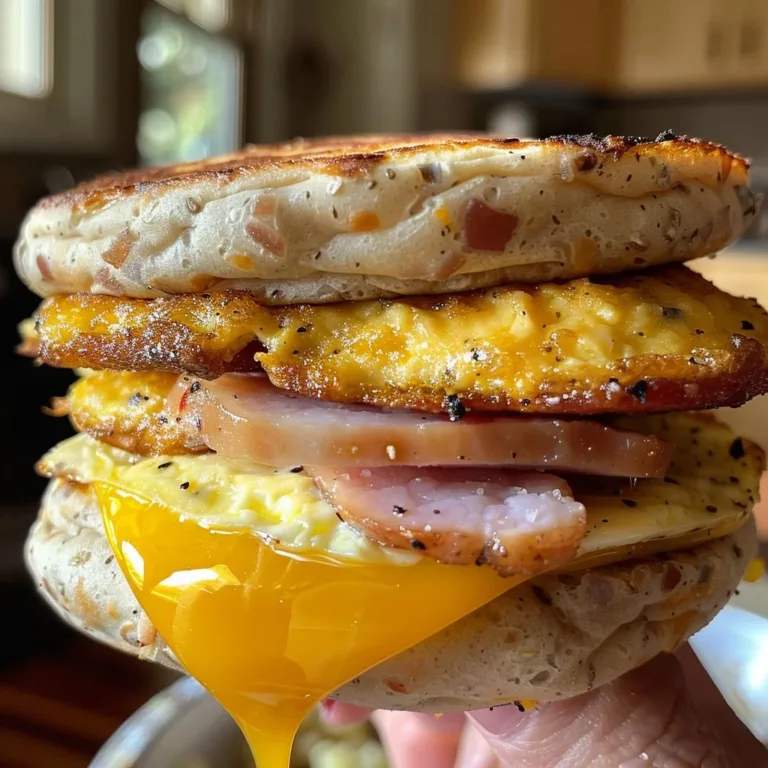 Freezer-friendly breakfast sandwiches ready to warm and enjoy