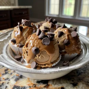 Frozen Greek Yogurt Peanut Butter Bites 1 Frozen Greek Yogurt Peanut Butter Bites served in a bowl