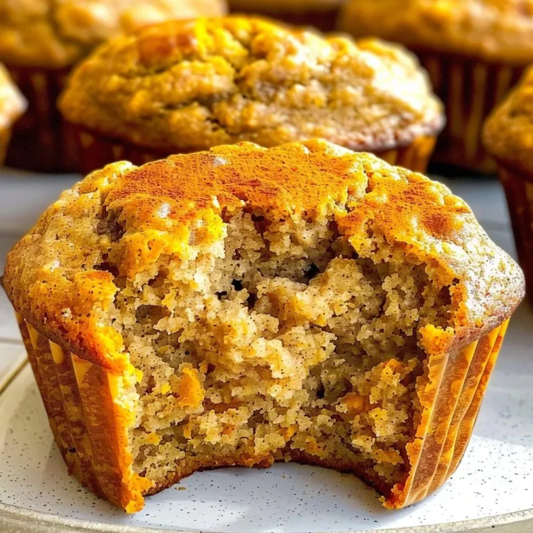 Healthy pumpkin banana muffins baked to perfection