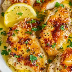 Minute Lemon Chicken Recipe 1 Quick and refreshing Minute Lemon Chicken recipe served on a plate.