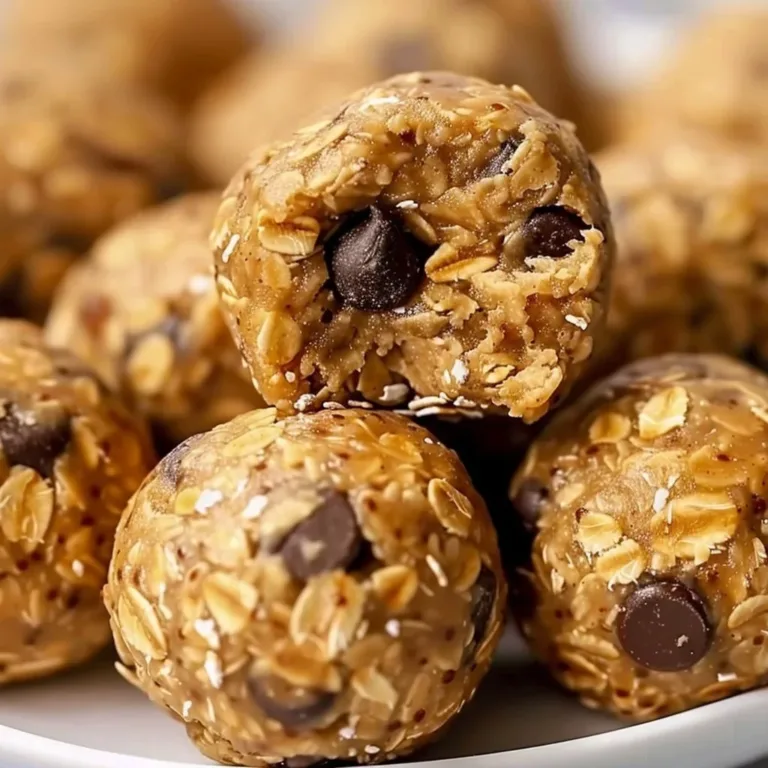 Delicious homemade oatmeal protein balls on a wooden table.