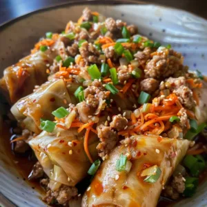 Paleo Egg Roll in a Bowl Recipe 1 Paleo Egg Roll in a Bowl with vibrant vegetables and savory meat