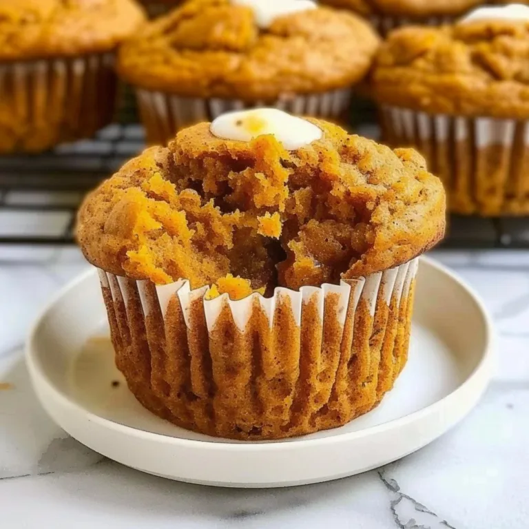 Delicious protein-packed pumpkin muffins ready to be enjoyed