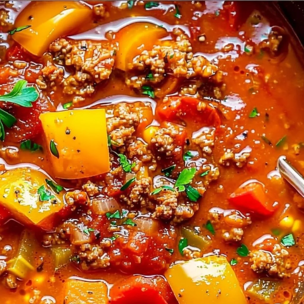 Healthy Recipes, High Protein Meals & Easy Meal Prep Ideas 5 Stuffed Pepper Soup Recipe