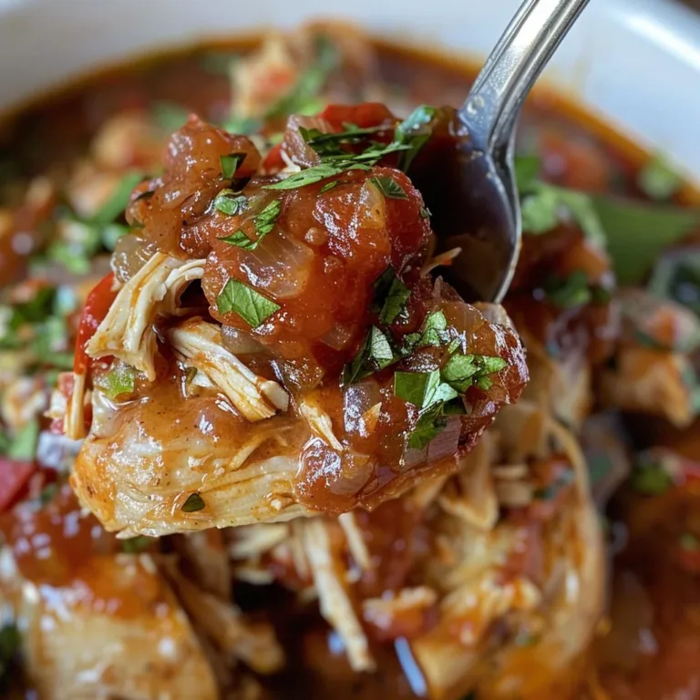 Delicious three-ingredient slow cooker salsa chicken dish