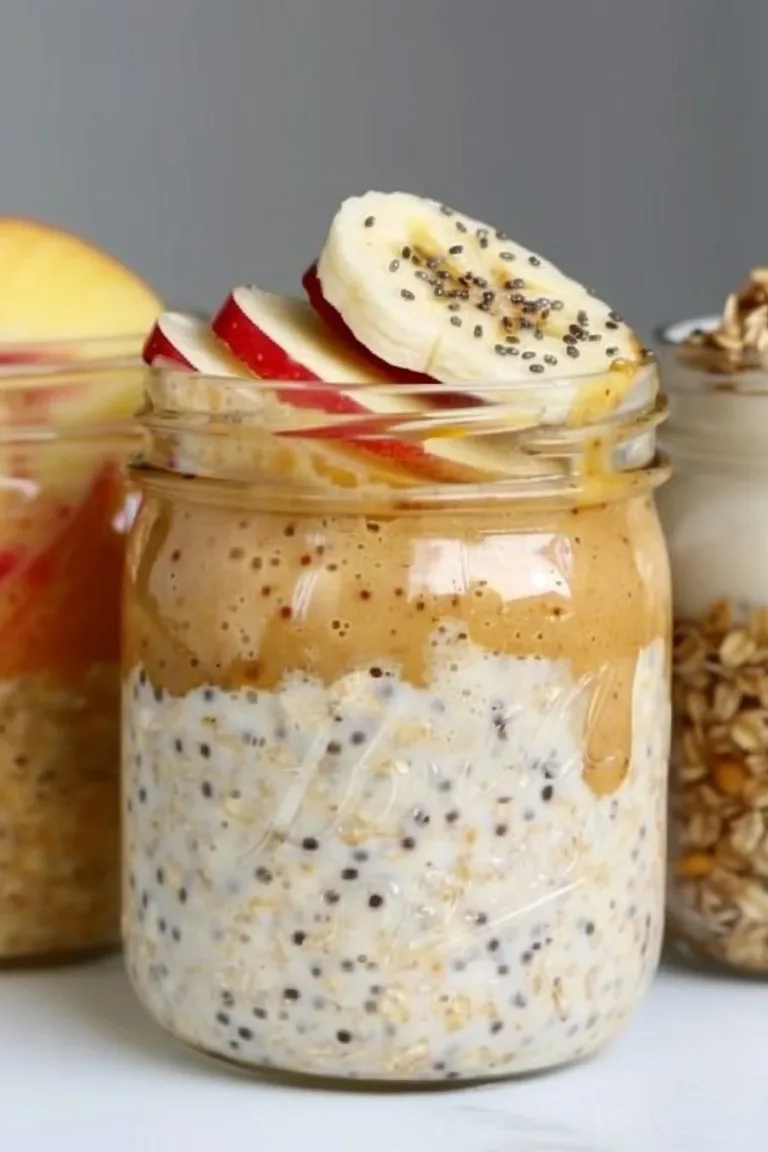 High-protein overnight oats recipe with 40g protein for a healthy breakfast